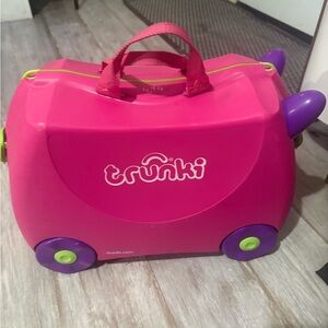 Pink and Green Kids Toy Storage Case
